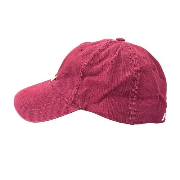 American Eagle Unisex‎ Burgundy Baseball Cap Adjustable Strap - Picture 4 of 6